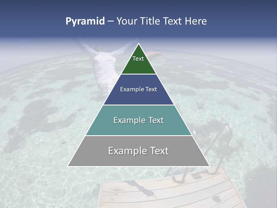 Lagoon Bathing Suit Maldives PowerPoint Template