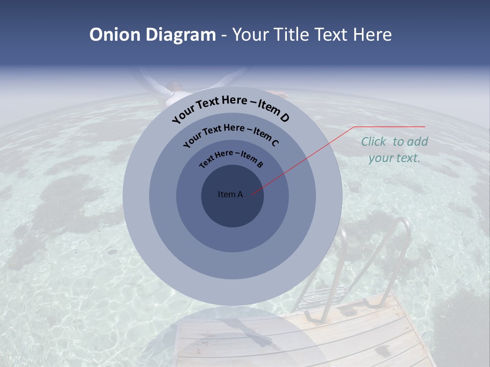 Lagoon Bathing Suit Maldives PowerPoint Template