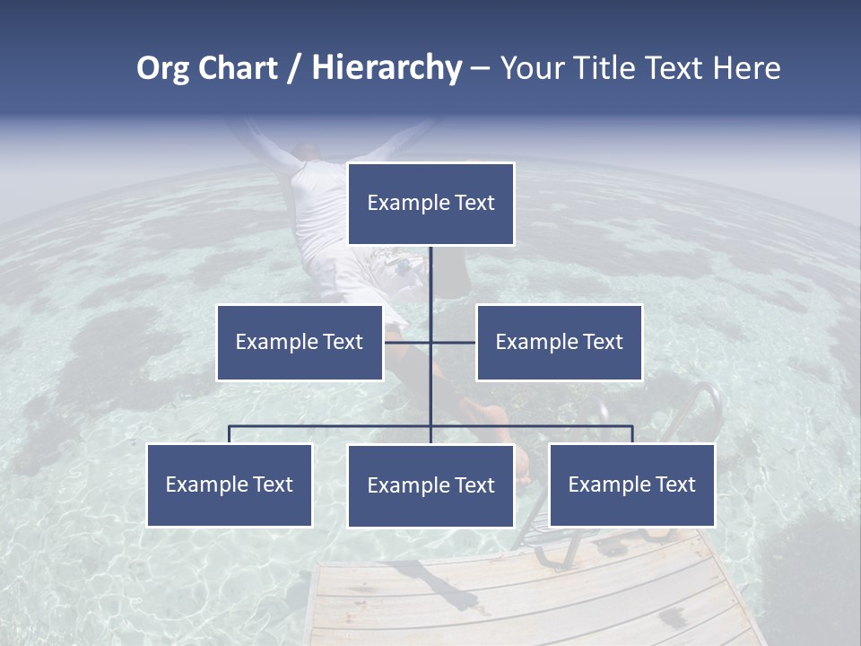 Lagoon Bathing Suit Maldives PowerPoint Template