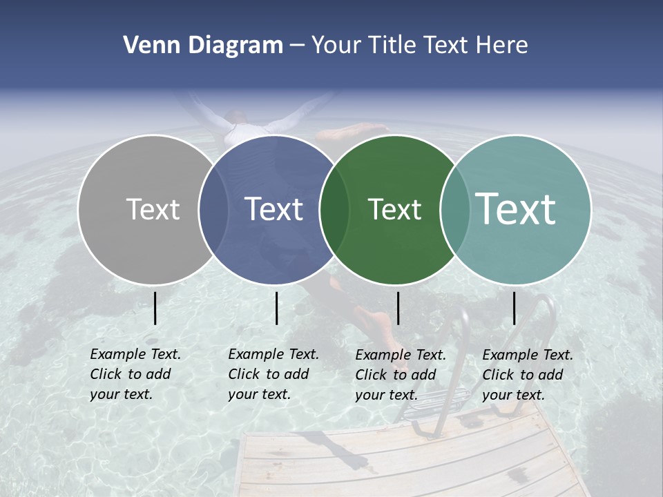 Lagoon Bathing Suit Maldives PowerPoint Template