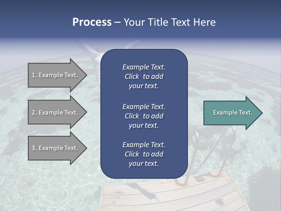 Lagoon Bathing Suit Maldives PowerPoint Template
