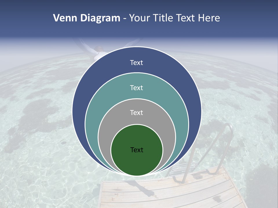 Lagoon Bathing Suit Maldives PowerPoint Template