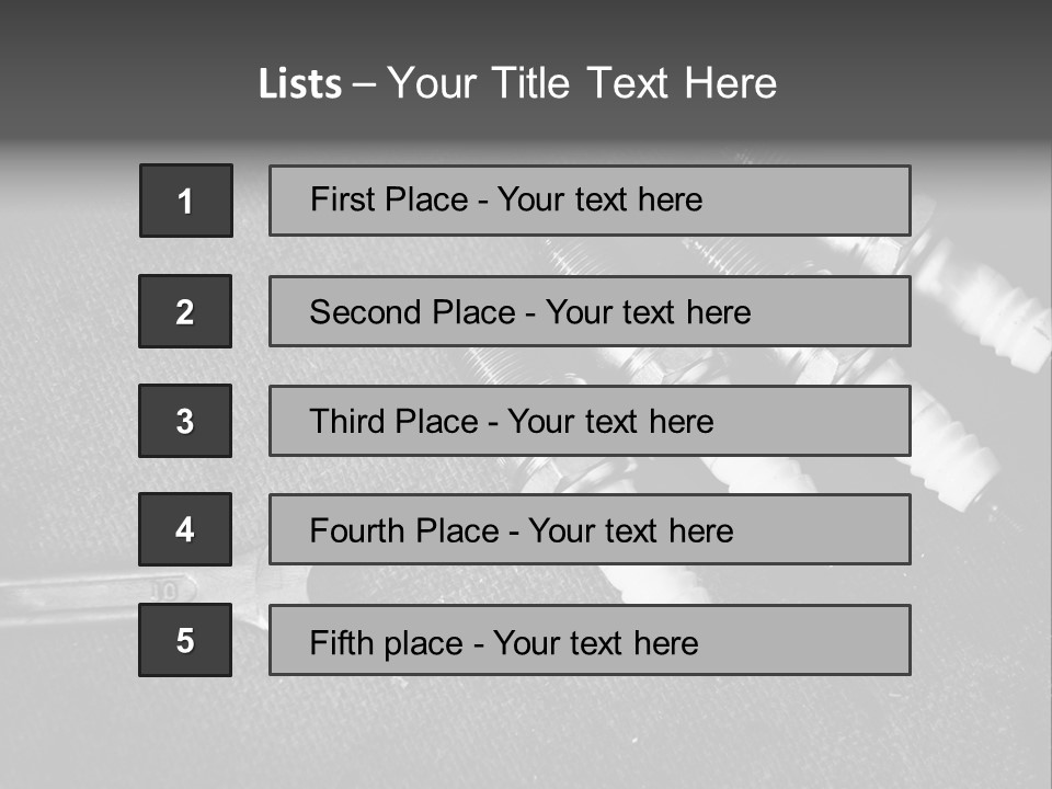 Gasoline Automotive Part PowerPoint Template