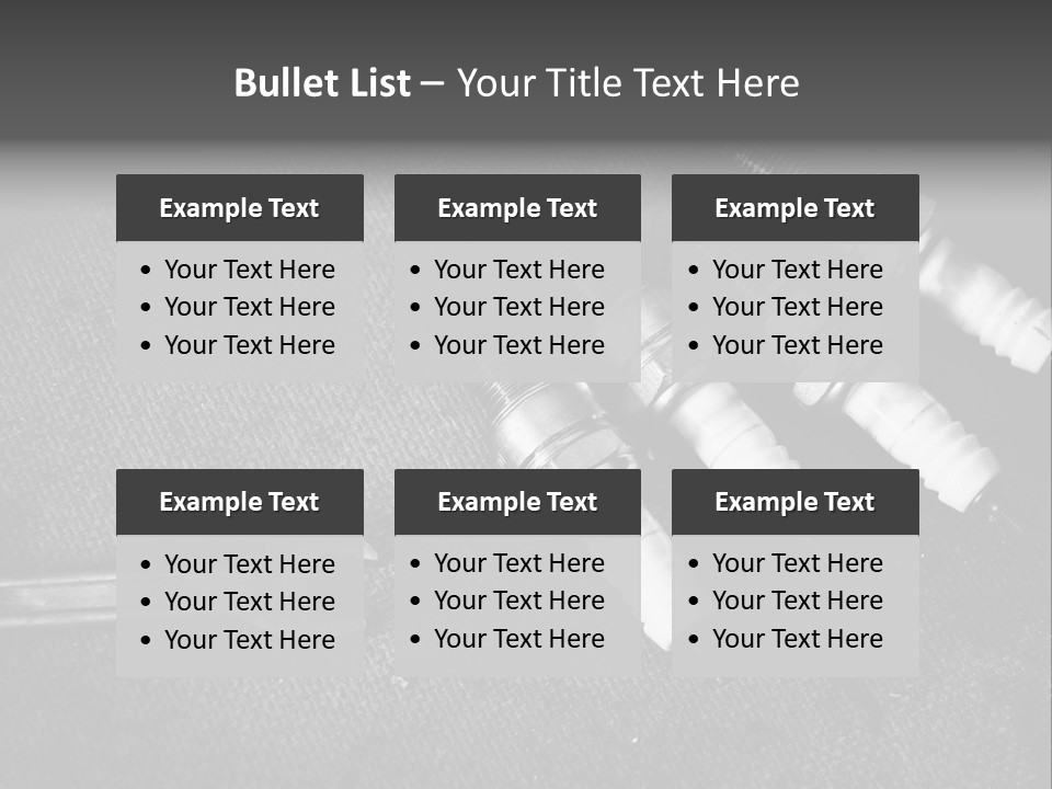 Gasoline Automotive Part PowerPoint Template