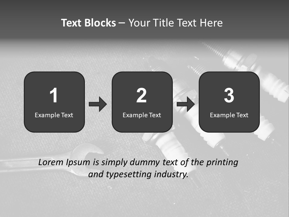 Gasoline Automotive Part PowerPoint Template