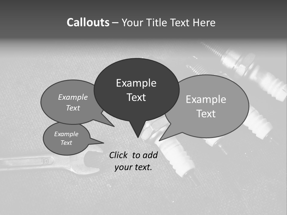 Gasoline Automotive Part PowerPoint Template