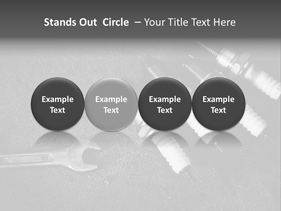 Gasoline Automotive Part PowerPoint Template