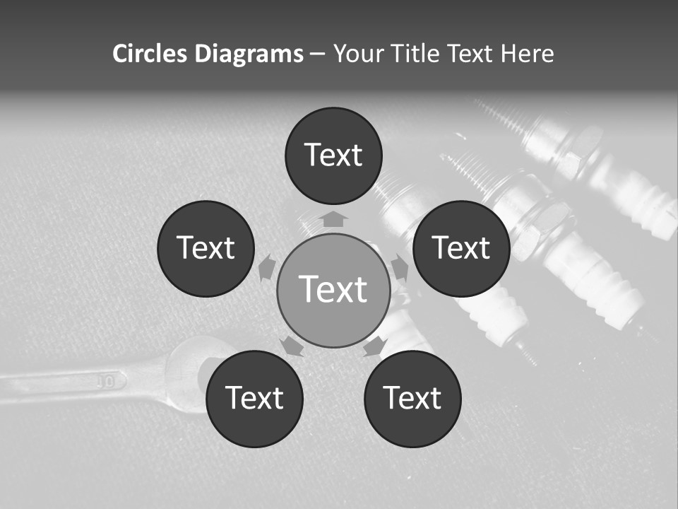 Gasoline Automotive Part PowerPoint Template