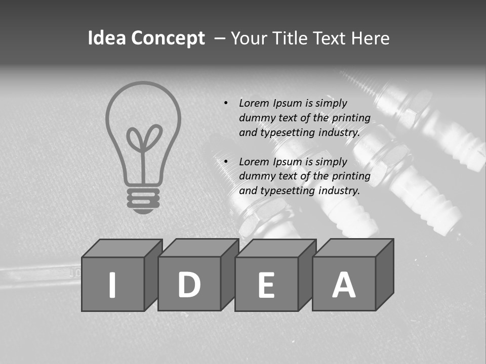 Gasoline Automotive Part PowerPoint Template