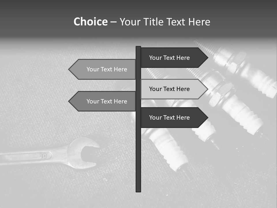 Gasoline Automotive Part PowerPoint Template