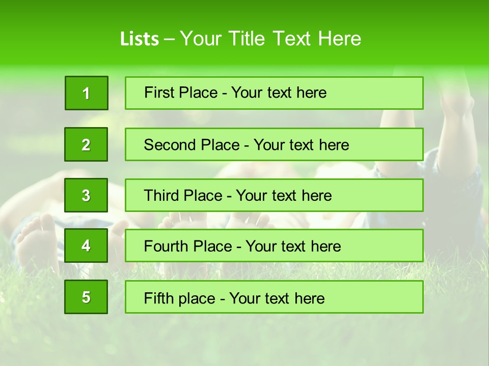 Joy Grass Food PowerPoint Template