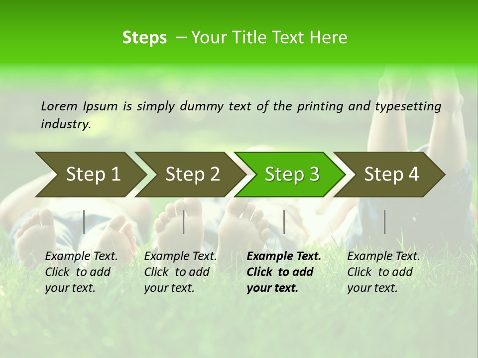Joy Grass Food PowerPoint Template