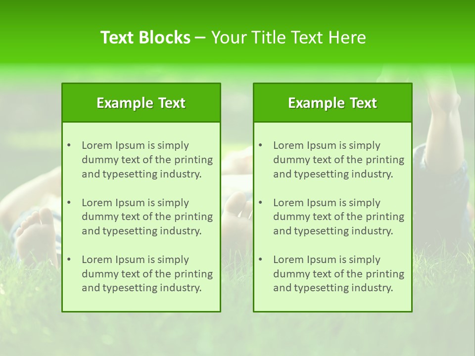 Joy Grass Food PowerPoint Template