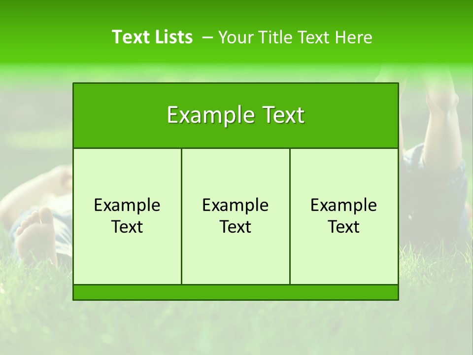 Joy Grass Food PowerPoint Template