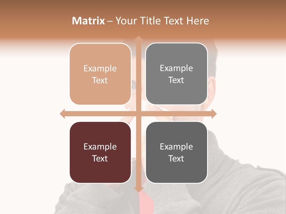 Face Isolated Unwell PowerPoint Template