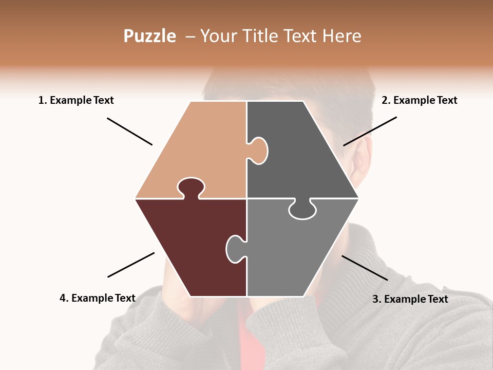 Face Isolated Unwell PowerPoint Template