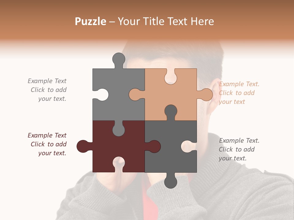 Face Isolated Unwell PowerPoint Template