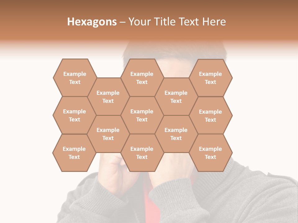 Face Isolated Unwell PowerPoint Template