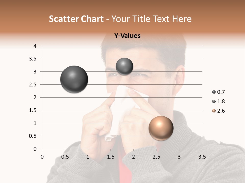 Face Isolated Unwell PowerPoint Template