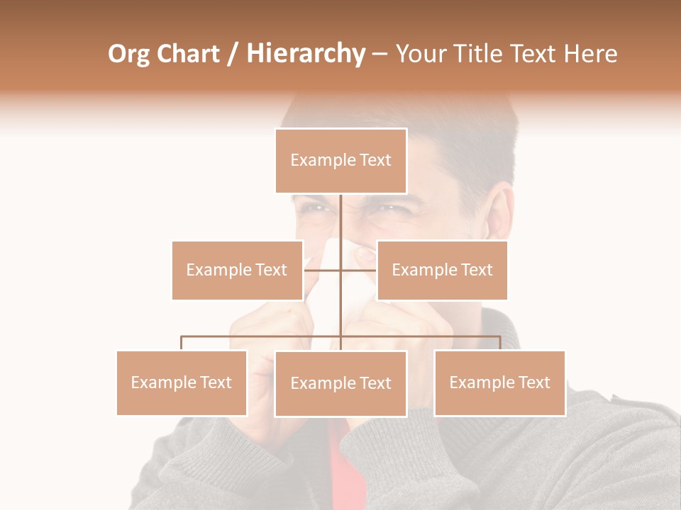 Face Isolated Unwell PowerPoint Template