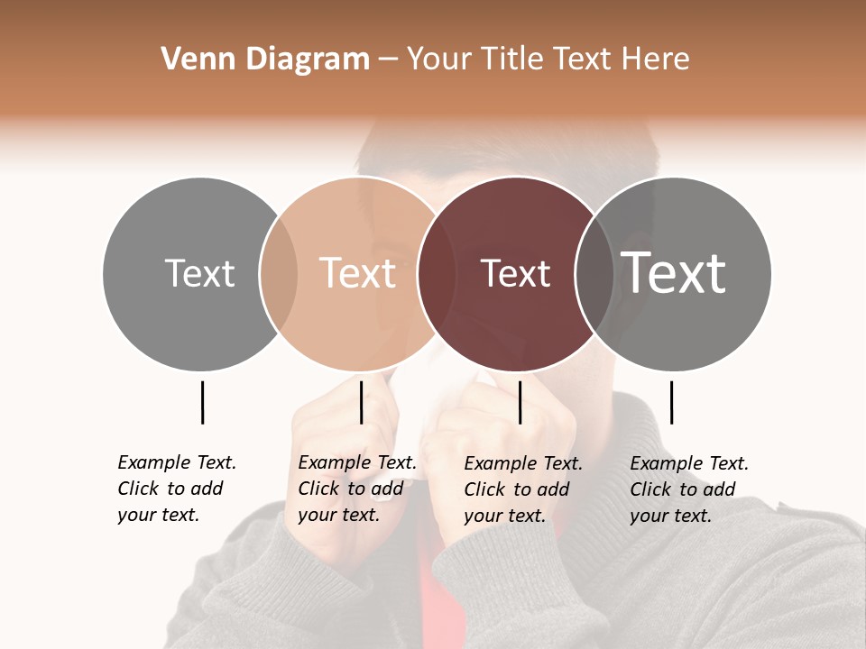 Face Isolated Unwell PowerPoint Template