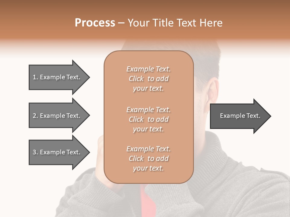 Face Isolated Unwell PowerPoint Template