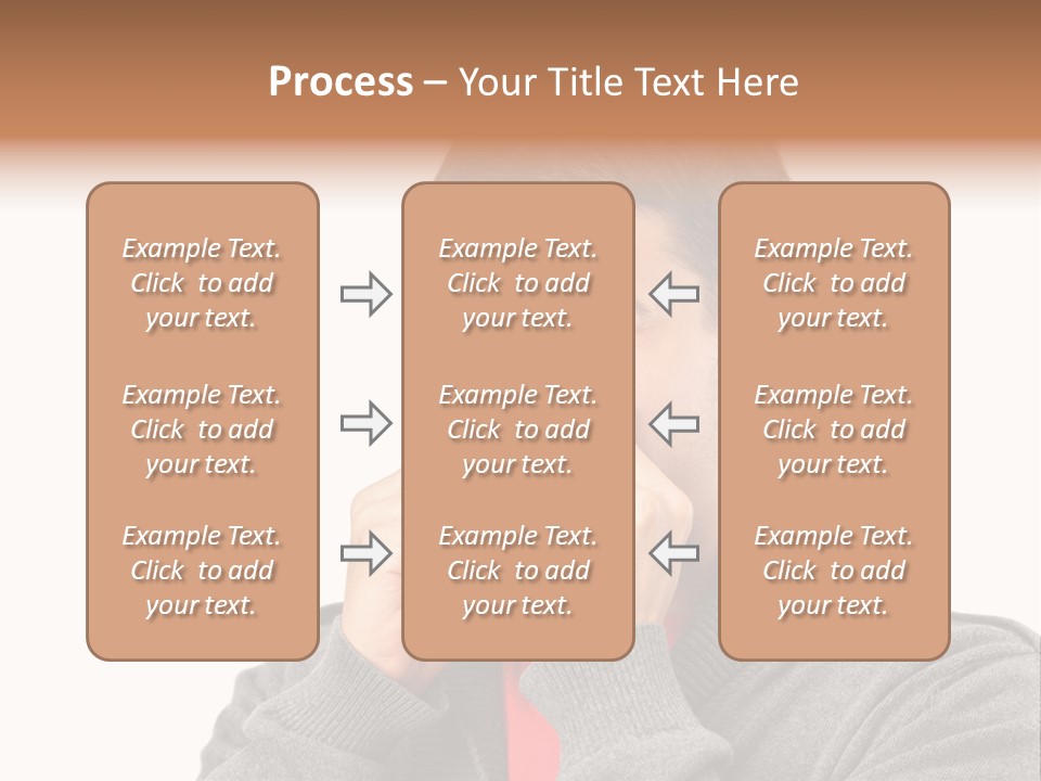 Face Isolated Unwell PowerPoint Template