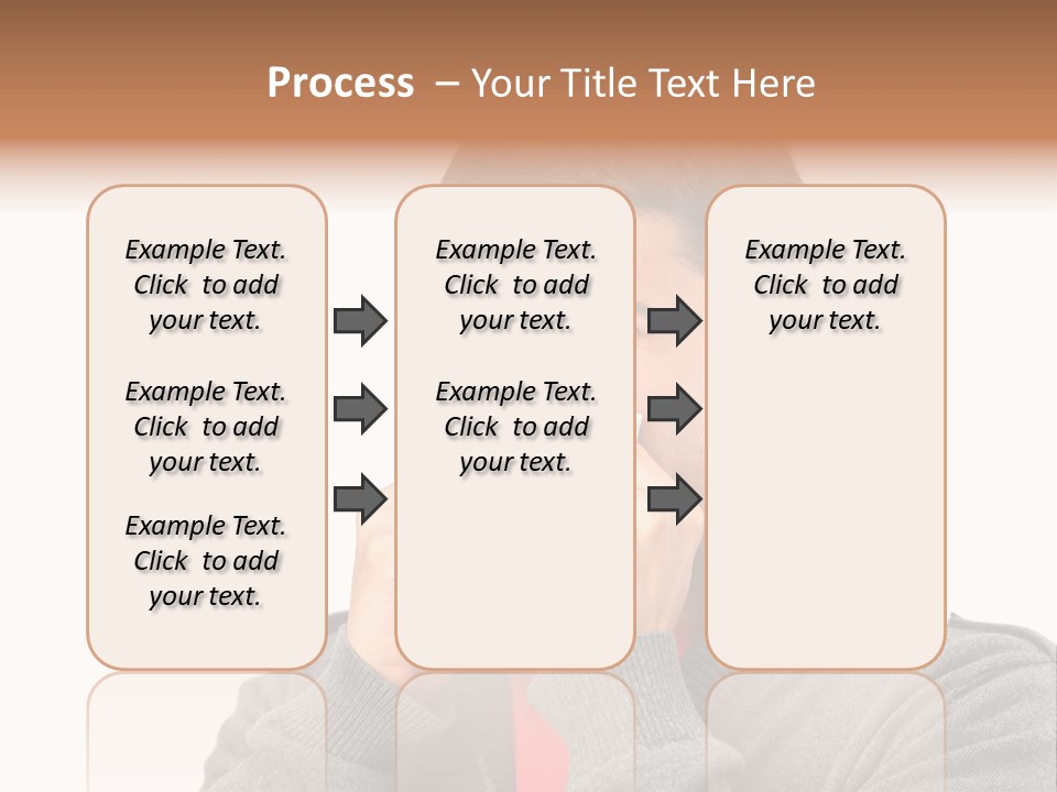 Face Isolated Unwell PowerPoint Template