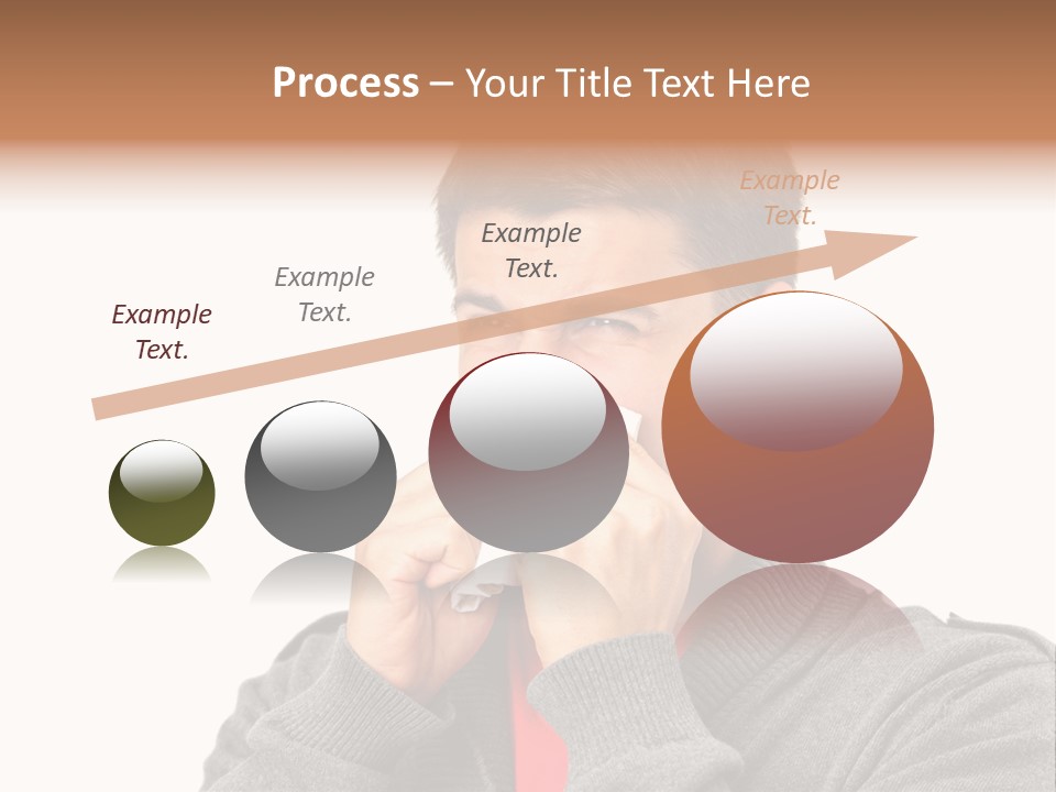 Face Isolated Unwell PowerPoint Template