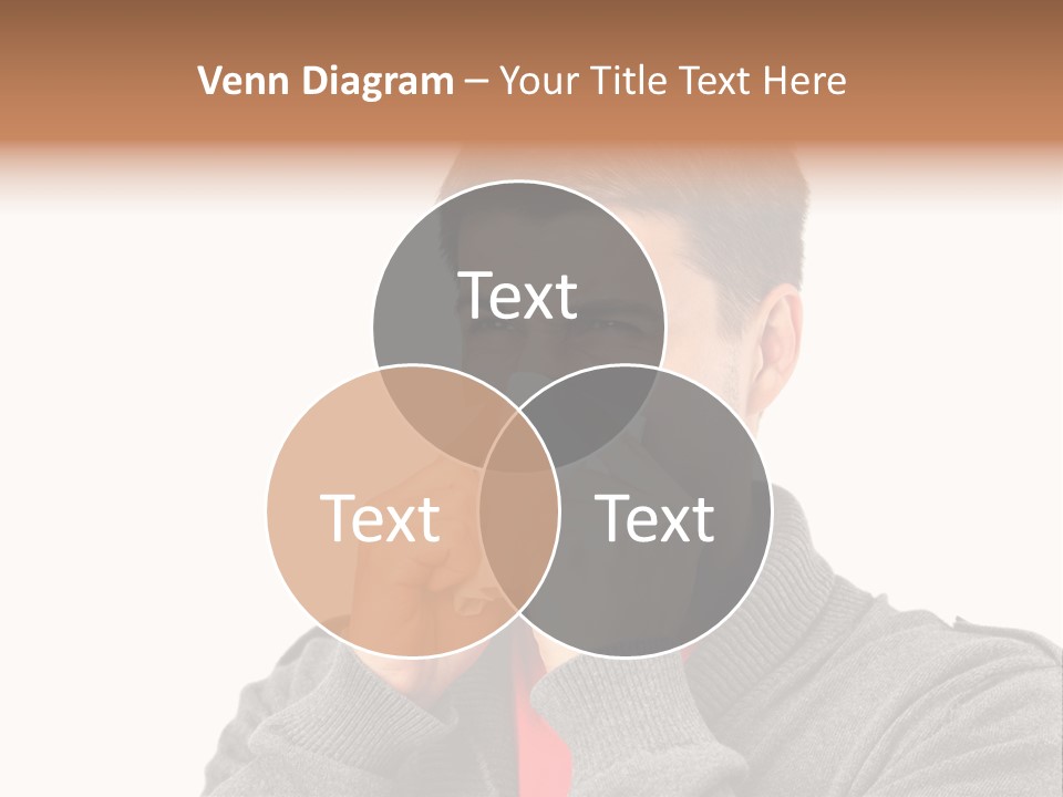 Face Isolated Unwell PowerPoint Template