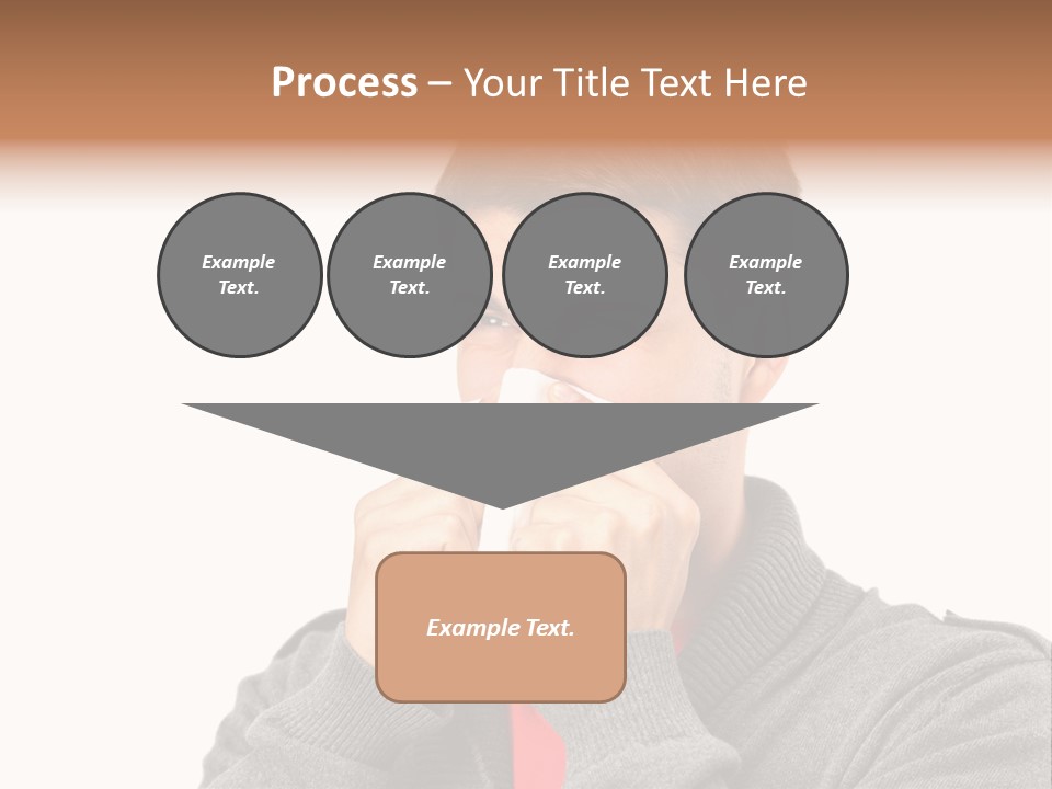 Face Isolated Unwell PowerPoint Template