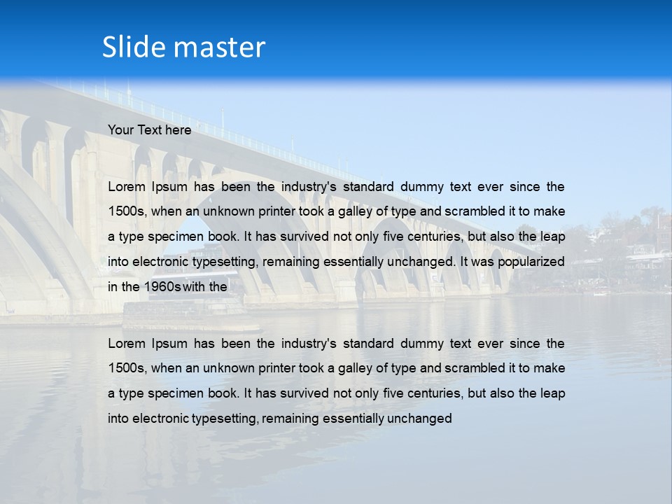 Car Usa District PowerPoint Template