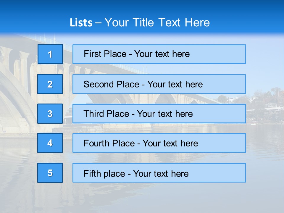 Car Usa District PowerPoint Template