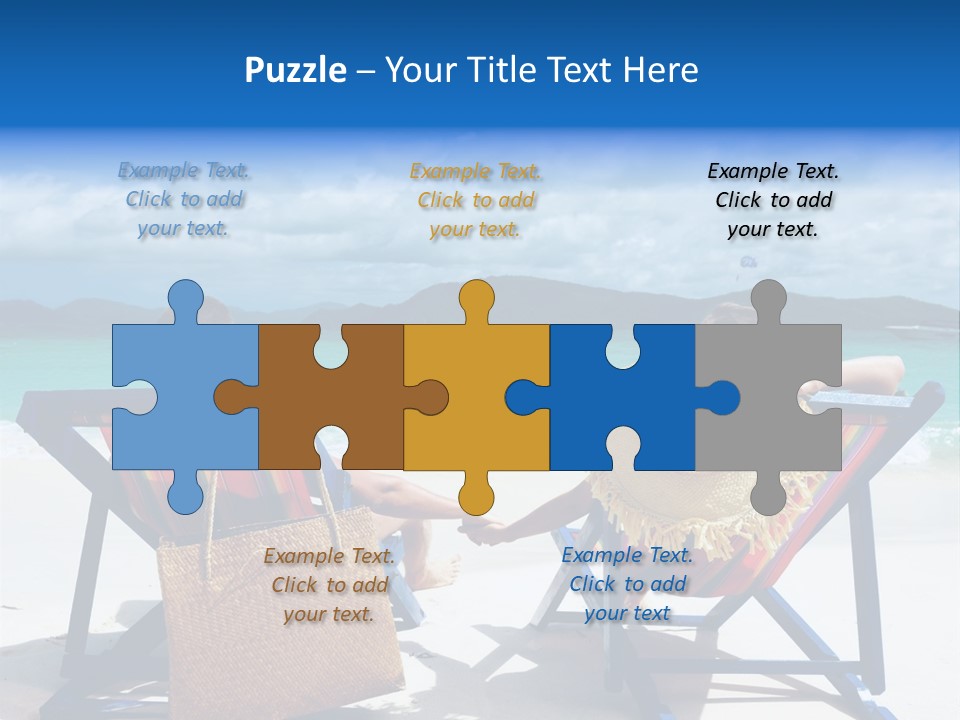 Woman Lifestyles Bag PowerPoint Template