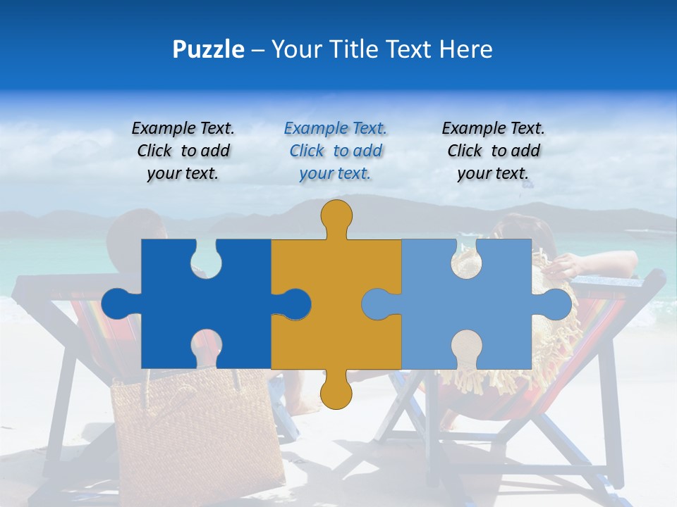 Woman Lifestyles Bag PowerPoint Template