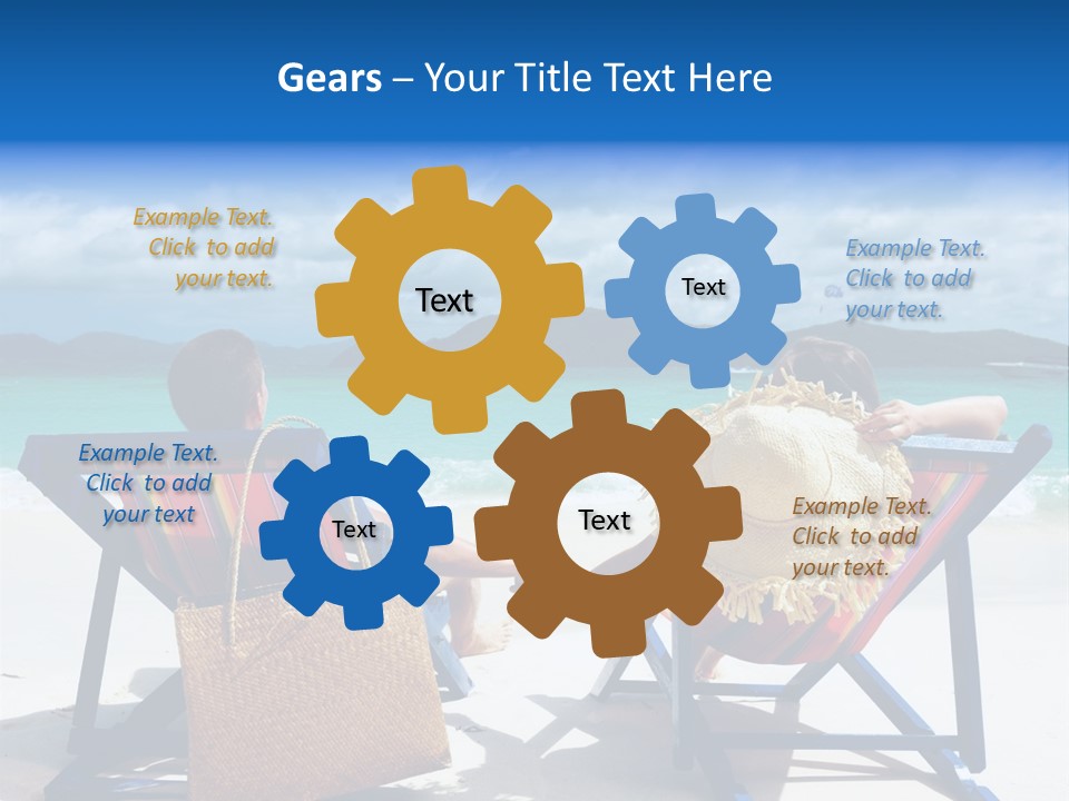 Woman Lifestyles Bag PowerPoint Template