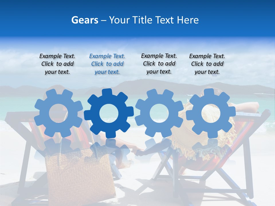 Woman Lifestyles Bag PowerPoint Template