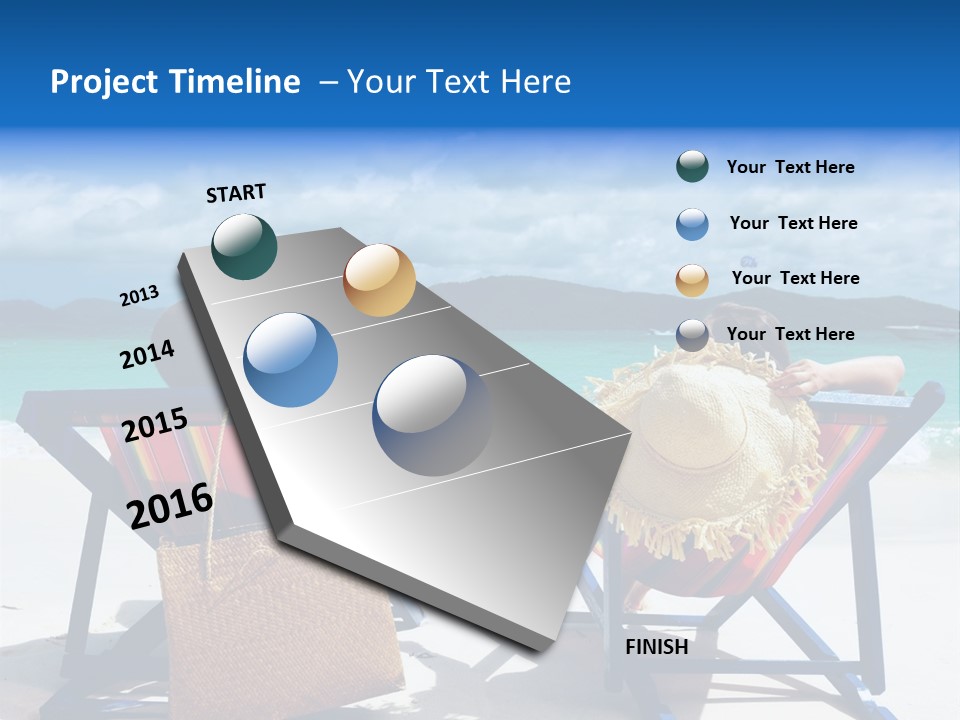 Woman Lifestyles Bag PowerPoint Template