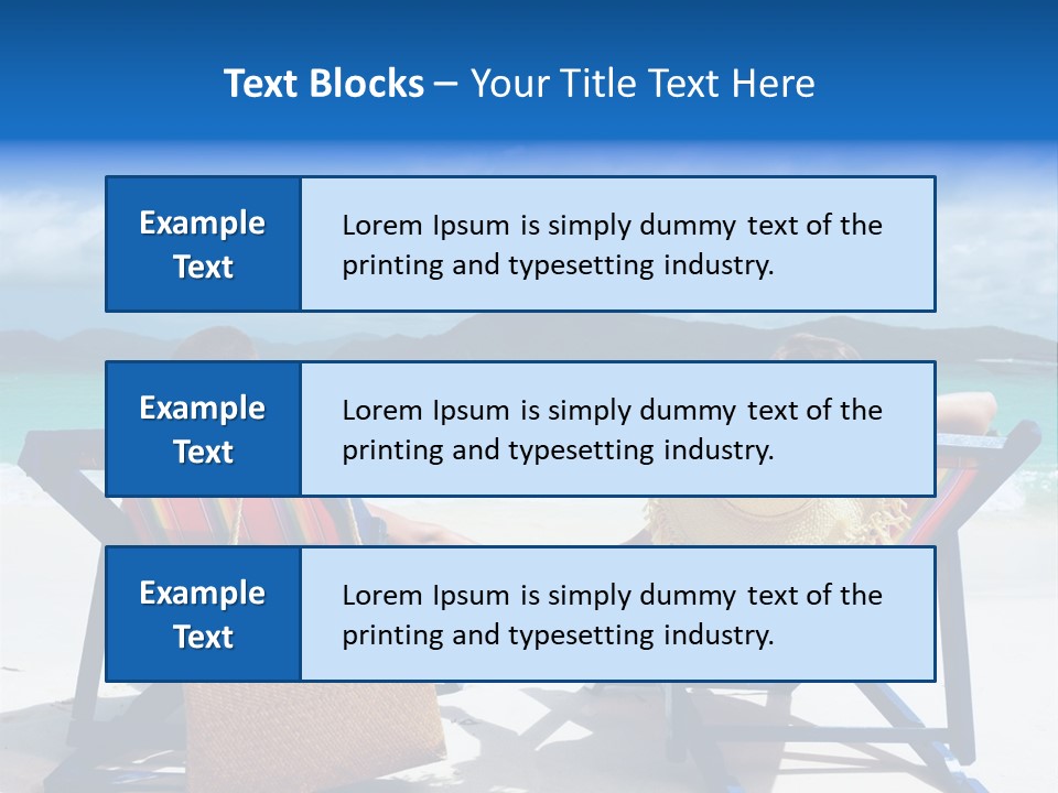 Woman Lifestyles Bag PowerPoint Template