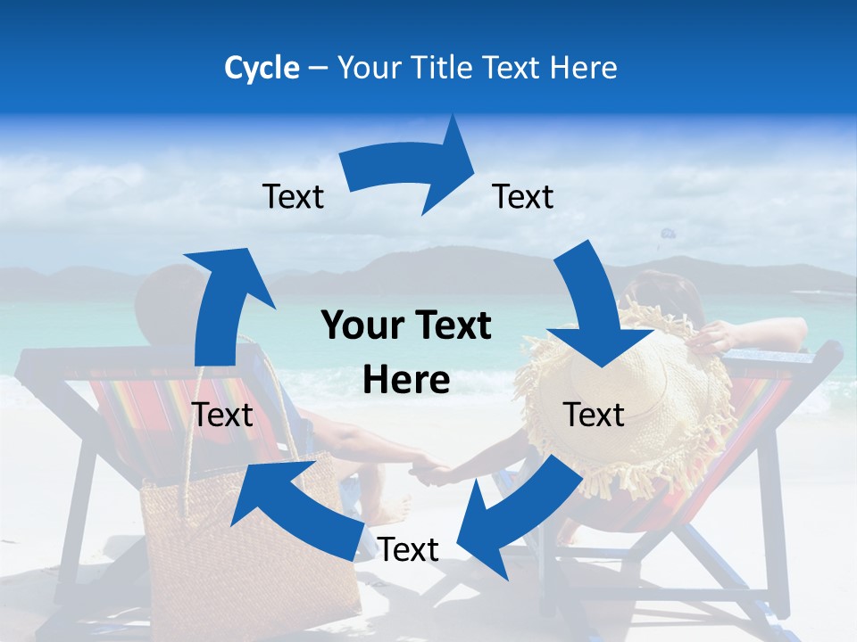 Woman Lifestyles Bag PowerPoint Template