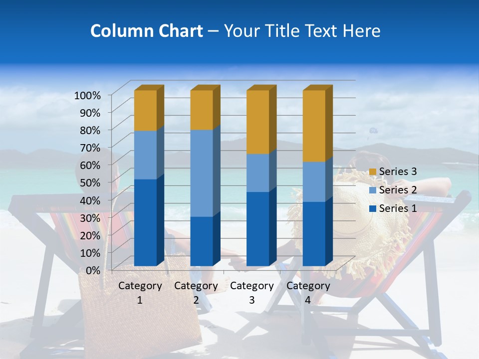 Woman Lifestyles Bag PowerPoint Template