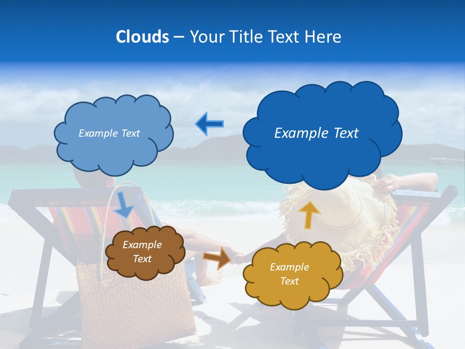 Woman Lifestyles Bag PowerPoint Template