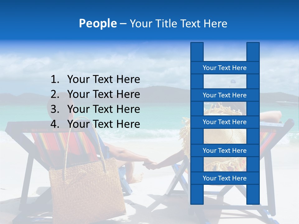 Woman Lifestyles Bag PowerPoint Template