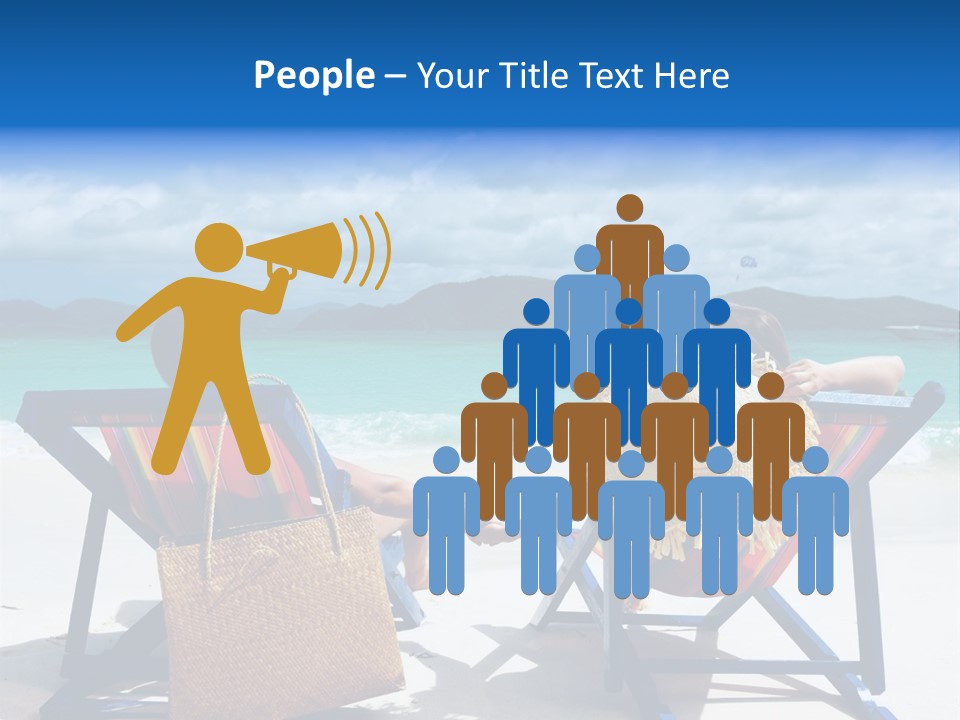 Woman Lifestyles Bag PowerPoint Template