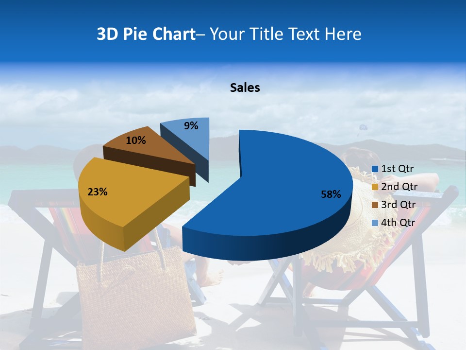 Woman Lifestyles Bag PowerPoint Template