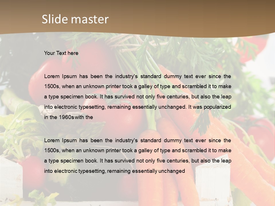 Plant Color Grass PowerPoint Template