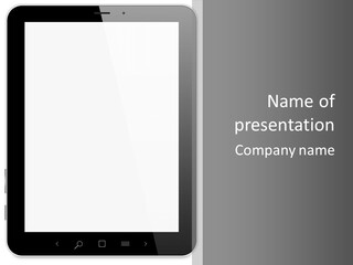 Portable Gadget Communicator PowerPoint Template