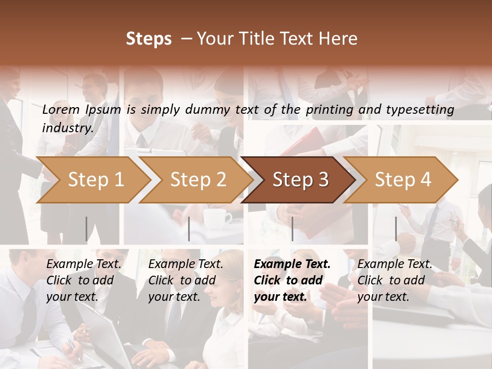 Together Positive People PowerPoint Template