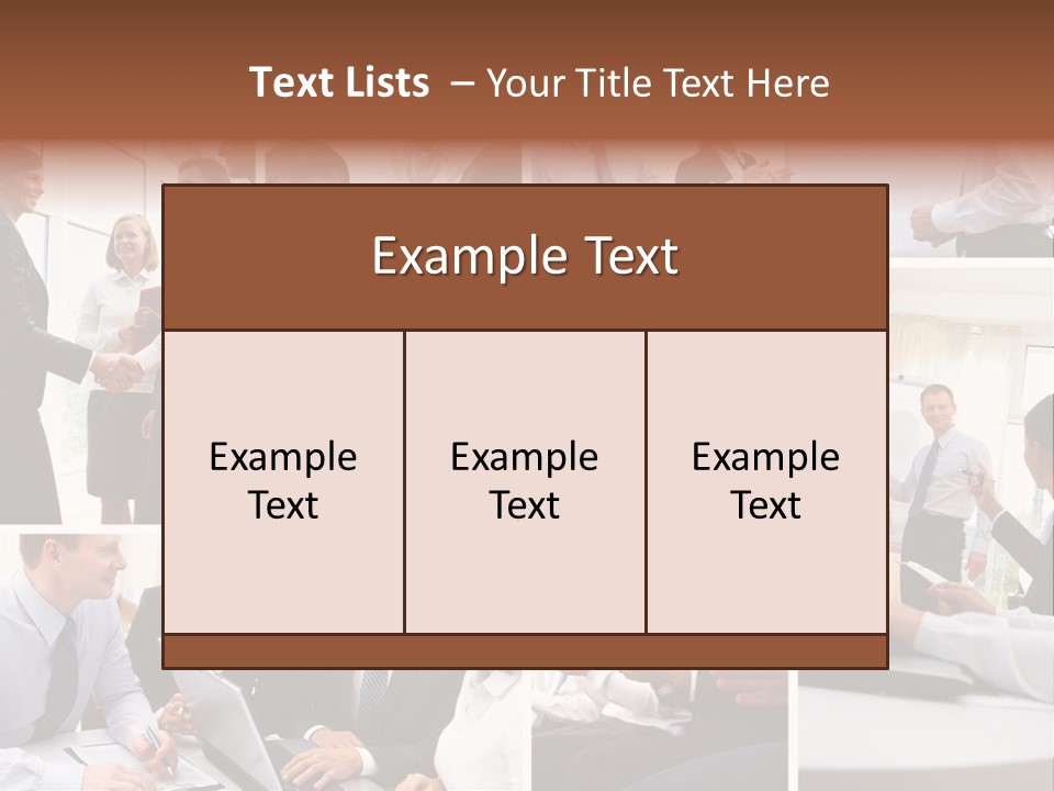 Together Positive People PowerPoint Template