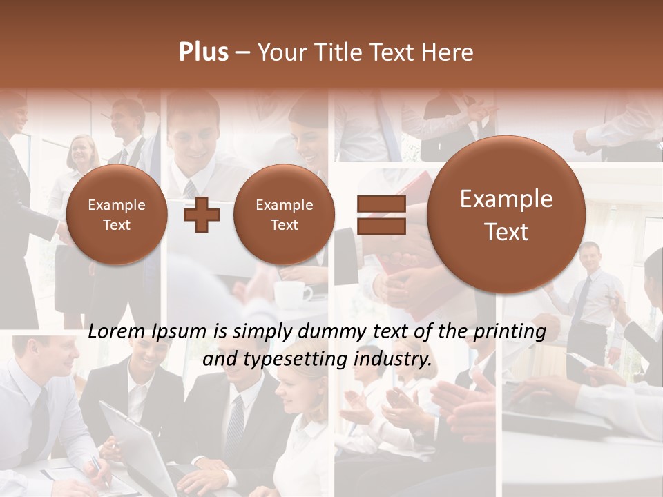 Together Positive People PowerPoint Template